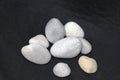 Small gray stones closeup photo Royalty Free Stock Photo