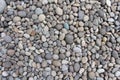 Pebbles, rocks, and stones as natural decoration in the garden