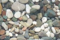 Pebbles on a seabed