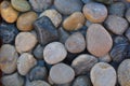 Pebbles and small stones for garden decoration