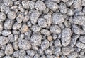 Pebbles and small stones for garden decoration