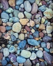 Pebbles Stones beach Colors Stones Royalty Free Stock Photo