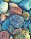 Pebbles Stones beach Colors Stones Royalty Free Stock Photo