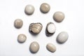 Pebbles surround