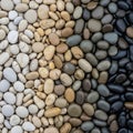 The pebbles are uniformly rounded creating a visually appealing texture Royalty Free Stock Photo