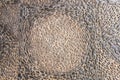 pebblestone ground texture Royalty Free Stock Photo
