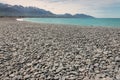 Pebbly beach at Kaikoura Royalty Free Stock Photo