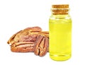 pecan nut oil Royalty Free Stock Photo
