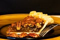 Pecan Pie Closeup Royalty Free Stock Photo