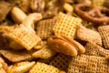 Pecan Snack Mix Background Royalty Free Stock Photo