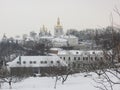 Pechersk Lavra in winter.