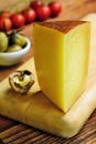 Pecorino toscano, italian sheep cheese, typical of Tuscany Royalty Free Stock Photo