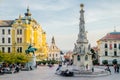 Pecs, Hungary - October 06, 2018: View of the streets of PÃÂ©cs, Hungary