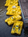 Pedal Boat on River Vltava in Prague