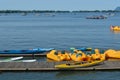 Pedalo or paddle boat Royalty Free Stock Photo