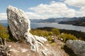 Pedder Lake near Gordon Dam - Tasmania Royalty Free Stock Photo