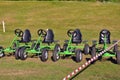 Peddle go carts Royalty Free Stock Photo