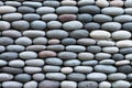 Peddle stone wall