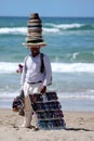 Peddler at the beach