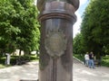 Pedestal of the monument to Catherine the Great