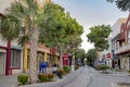 Street in Oranjestad, Aruba, Caribbean Sea