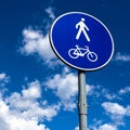 Pedestrian and bicycle