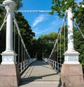 Pedestrian bridge Royalty Free Stock Photo