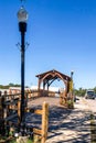 Pedestrian Bridge Crossing Shem Creek in Mount Pleasant, South Carolina