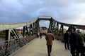 The Pedestrian Bridge in Frankfurt Der Eiserne Steg