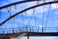 Pedestrian Bridge at Frankston Royalty Free Stock Photo