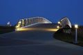 Pedestrian bridge by the Lakefront in Milwaukee