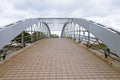 Pedestrian bridge in Lincoln Park, Chicago, Illinois Royalty Free Stock Photo