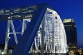 Pedestrian bridge in Nashville Royalty Free Stock Photo