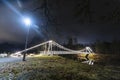 Pedestrian bridge over Lagan, VÃÂ¤rnamo, Sweden