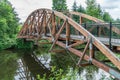 Bothell Pedestrian Bridge 5 Royalty Free Stock Photo