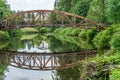 Bothell Pedestrian Bridge 7 Royalty Free Stock Photo