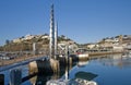 Pedestrian Bridge, Torquay Inner Harbour Royalty Free Stock Photo