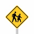 Pedestrian and children traffic signs