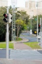 Pedestrian crossing Royalty Free Stock Photo