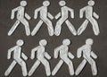 Pedestrian crossing sign symbolizing people diversity and the struggle of fighting for your the right to be yourself Royalty Free Stock Photo