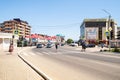 Pedestrian crossing on Sovetov street in Abinsk