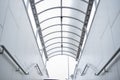 Pedestrian crossing in a tunnel, view of the steps from below when exiting Royalty Free Stock Photo