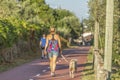 Pedestrian and cycle eco path, in Viseu, Portugal