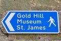 Gold Hill and Museum in Shaftesbury in Dorset, UK