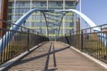 Pedestrian Footbridge in Sheffield Royalty Free Stock Photo