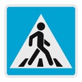 Pedestrian icon, flat style.