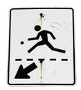 Pedestrian sign Royalty Free Stock Photo