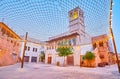 Pedestrian square in Al Seef, Dubai, UAE Royalty Free Stock Photo