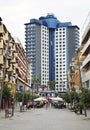 Pedestrian street in Benidorm. Spain