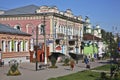 Pedestrian street in Kungur. Perm Krai. Russia